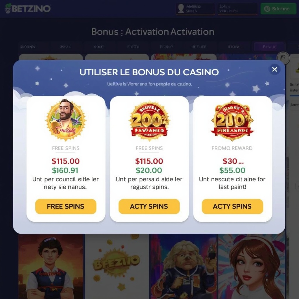 Utiliser le bonus du casino Betzino - guide pratique et stratégies